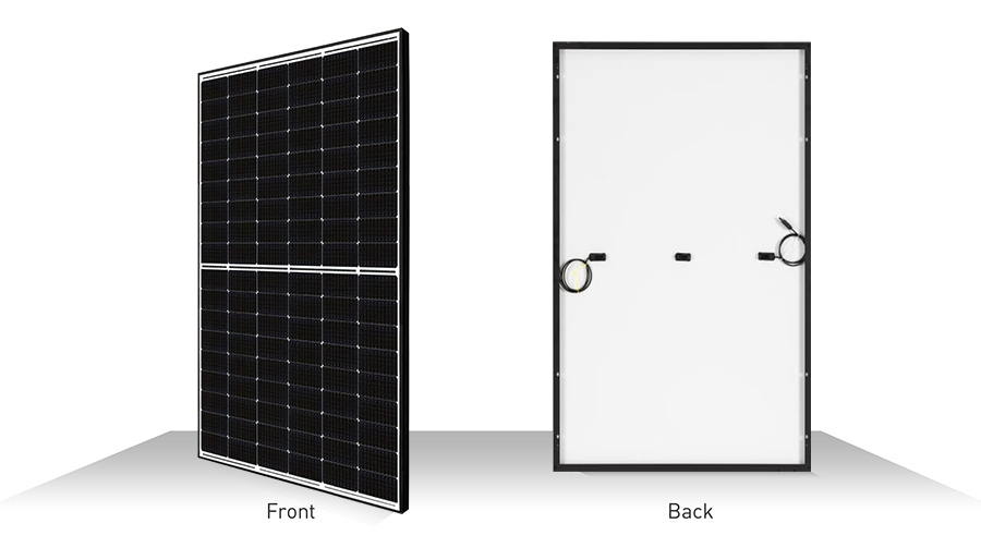 Panel solar canadiense tipo 54 negro 410w 420w